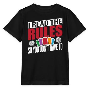 Jeux de société jeu de société cadeau - T-shirt bio MINI CREATOR Stanley/Stella Enfant - noir - Devant - Mikhail (115cm)