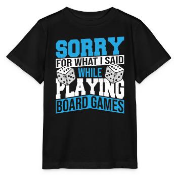 Jeux de société jeu de société cadeau - T-shirt bio MINI CREATOR Stanley/Stella Enfant - noir - Devant - Mikhail (115cm)