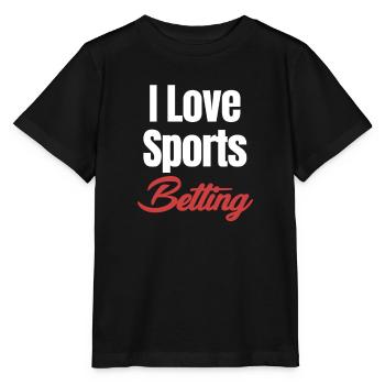I Love Sports Betting Horse Betting Derby - Stanley/Stella MINI CREATOR Kids’ T-Shirt - black - Front - Mikhail (115cm)