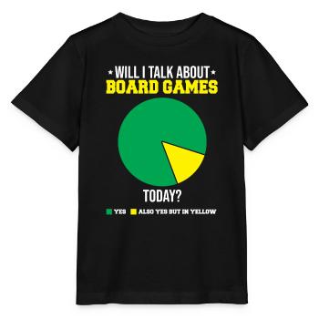 Board Games Game Board Gift - Stanley/Stella MINI CREATOR Kids’ T-Shirt - black - Front - Mikhail (115cm)