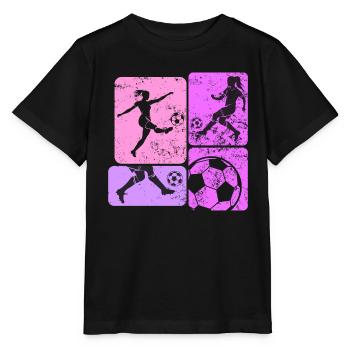 Women's Soccer, Women's Soccer, Women's Soccer - Stanley/Stella MINI CREATOR Kids’ T-Shirt - black - Front - Mikhail (115cm)