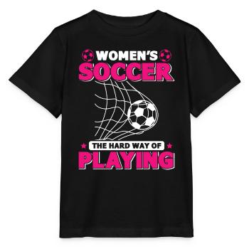 Women's Soccer, Women's Soccer, Women's Soccer - Stanley/Stella MINI CREATOR Kids’ T-Shirt - black - Front - Mikhail (115cm)