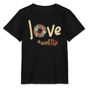 Liebe Tante Leben Lustig Tante Weihnachten - Stanley/Stella Kinder T-Shirt MINI CREATOR  - Schwarz - Vorne - Mikhail (115cm)