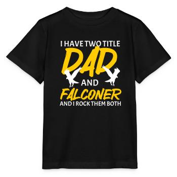 Falknerei Ornithologie Geschenk - Stanley/Stella Kinder T-Shirt MINI CREATOR  - Schwarz - Vorne - Mikhail (115cm)
