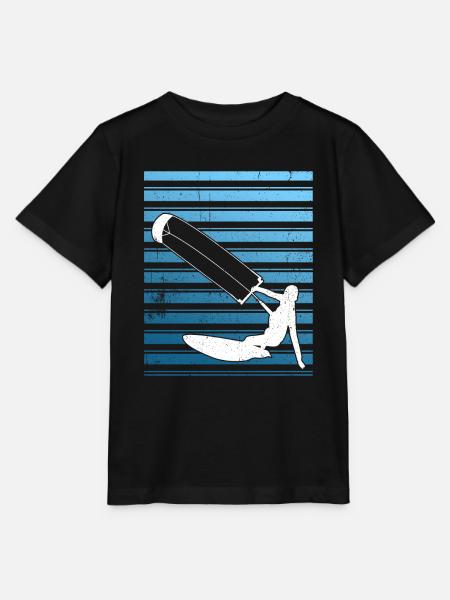 Kiteboarding Kitesurfer Kitesurfing Kiteboarder - Stanley/Stella Kinder T-Shirt MINI CREATOR  - Schwarz