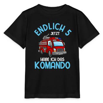 Endlich Jetzt Habe Ich Das Komando 5 Geburtstag Fe - Stanley/Stella Kinder T-Shirt MINI CREATOR  - Schwarz - Vorne - Mikhail (115cm)