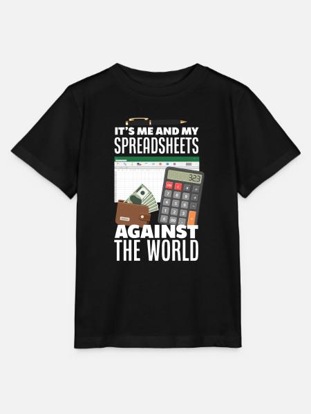 Lustiges Steuerberater Buchhalter Geschenk - Stanley/Stella Kinder T-Shirt MINI CREATOR - Schwarz