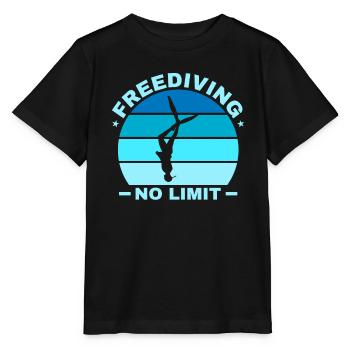 Plongée, Apnée Plongée, Apnée No Limit Apnée Apnée - T-shirt bio MINI CREATOR Stanley/Stella Enfant - noir - Devant - Mikhail (115cm)