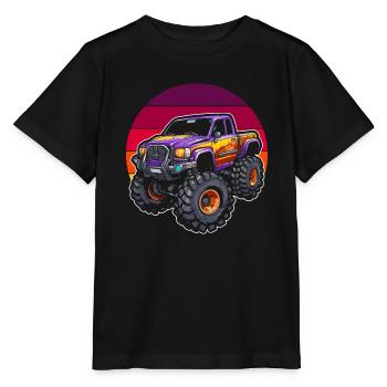 Monster Truck - T-shirt bio MINI CREATOR Stanley/Stella Enfant - noir - Devant - Mikhail (115cm)