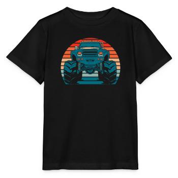 Monster Truck - T-shirt bio MINI CREATOR Stanley/Stella Enfant - noir - Devant - Mikhail (115cm)