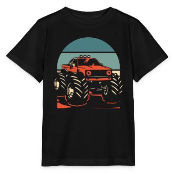 Monster Truck - T-shirt bio MINI CREATOR Stanley/Stella Enfant - noir - Devant - Mikhail (115cm)