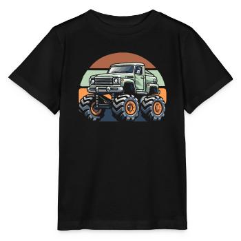 Monster Truck - T-shirt bio MINI CREATOR Stanley/Stella Enfant - noir - Devant - Mikhail (115cm)
