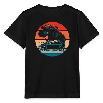 Monster Truck - T-shirt bio MINI CREATOR Stanley/Stella Enfant - noir - Devant - Mikhail (115cm)