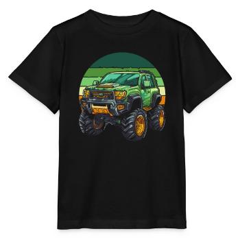 Monster Truck - T-shirt bio MINI CREATOR Stanley/Stella Enfant - noir - Devant - Mikhail (115cm)