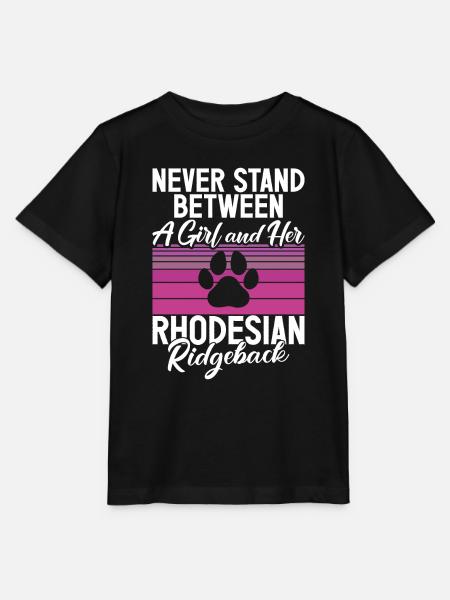 Rhodesian Ridgeback Gifts - Stanley/Stella Kinder T-Shirt MINI CREATOR - Schwarz