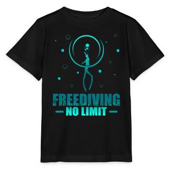 Plongée, Apnée Plongée, Apnée No Limit Apnée Apnée - T-shirt bio MINI CREATOR Stanley/Stella Enfant - noir - Devant - Mikhail (115cm)