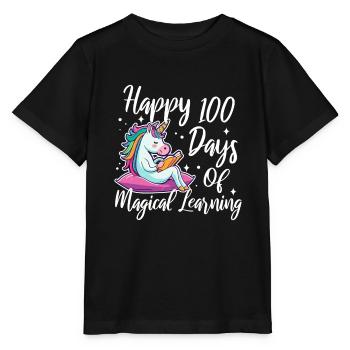 Les licornes sont géniales, donc je suis une licorne - T-shirt bio MINI CREATOR Stanley/Stella Enfant - noir - Devant - Mikhail (115cm)