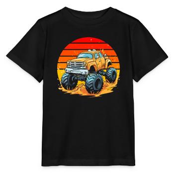 Monster Truck - T-shirt bio MINI CREATOR Stanley/Stella Enfant - noir - Devant - Mikhail (115cm)