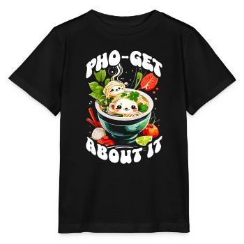 Soupe Pho Cuisine Vietnamienne Pho-get About It Kawaii - T-shirt bio MINI CREATOR Stanley/Stella Enfant - noir - Devant - Mikhail (115cm)