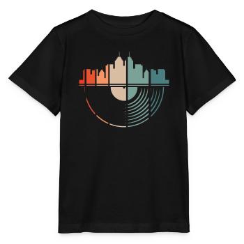 Collectionneur de disques vinyles - T-shirt bio MINI CREATOR Stanley/Stella Enfant - noir - Devant - Mikhail (115cm)
