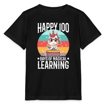 Les licornes sont géniales, donc je suis une licorne - T-shirt bio MINI CREATOR Stanley/Stella Enfant - noir - Devant - Mikhail (115cm)