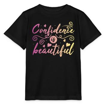 Soyez vous-même ! Confiance en soi, pensée positive, motivation - T-shirt bio MINI CREATOR Stanley/Stella Enfant - noir - Devant - Mikhail (115cm)