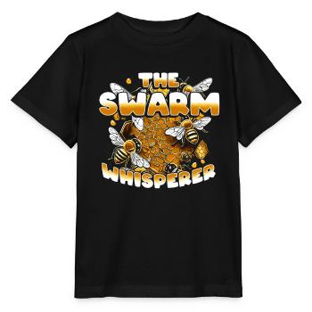 Swarm Catcher Bee Beekeeping Beekeeper - Stanley/Stella MINI CREATOR Kids’ T-Shirt - black - Front - Mikhail (115cm)
