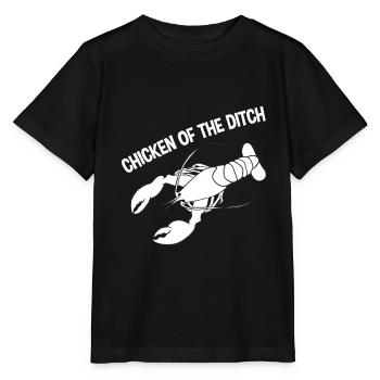Poulet Du Fossé 2 - T-shirt bio MINI CREATOR Stanley/Stella Enfant - noir - Devant - Mikhail (115cm)