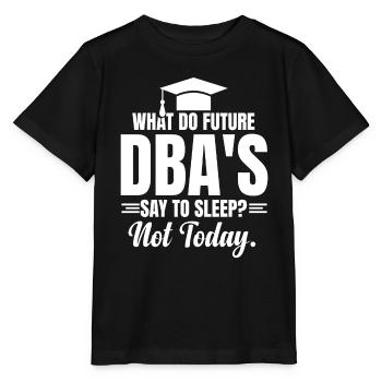 DBA Degree DBA Degree Docteur en commerce - T-shirt bio MINI CREATOR Stanley/Stella Enfant - noir - Devant - Mikhail (115cm)