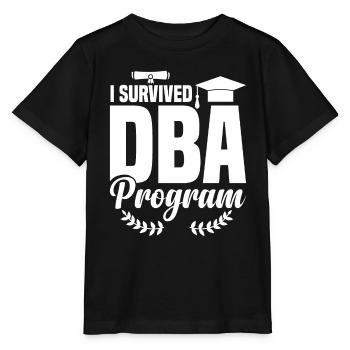 DBA Degree DBA Degree Docteur en commerce - T-shirt bio MINI CREATOR Stanley/Stella Enfant - noir - Devant - Mikhail (115cm)