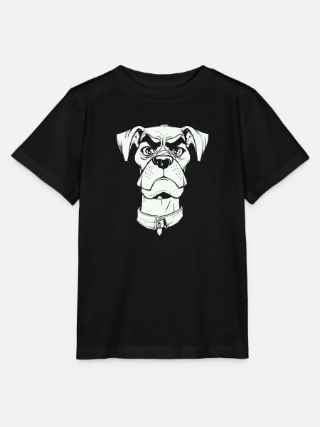 Hund Vierbeiner Lustig - Stanley/Stella Kinder T-Shirt MINI CREATOR - Schwarz