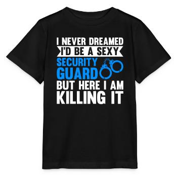 Security Kleidung Security Zubehör - Stanley/Stella Kinder T-Shirt MINI CREATOR  - Schwarz - Vorne - Mikhail (115cm)