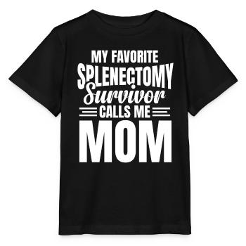 Chirurgie de la rate Survivre à l’ablation de la rate - T-shirt bio MINI CREATOR Stanley/Stella Enfant - noir - Devant - Mikhail (115cm)
