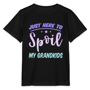 Ici pour gâter mes petits-enfants 4 - T-shirt bio MINI CREATOR Stanley/Stella Enfant - noir - Devant - Mikhail (115cm)