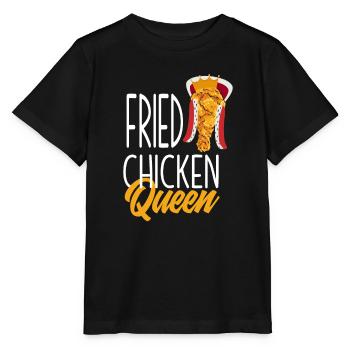 Reine du poulet frit - T-shirt bio MINI CREATOR Stanley/Stella Enfant - noir - Devant - Mikhail (115cm)