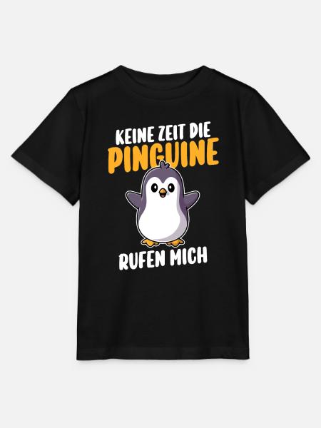Pinguin - Stanley/Stella Kinder T-Shirt MINI CREATOR  - Schwarz
