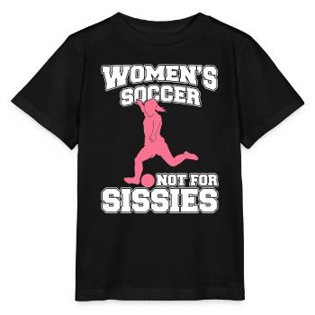 Soccer féminin, Soccer féminin, Soccer féminin - T-shirt bio MINI CREATOR Stanley/Stella Enfant - noir - Devant - Mikhail (115cm)