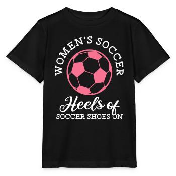 Soccer féminin, Football féminin, Football féminin - T-shirt bio MINI CREATOR Stanley/Stella Enfant - noir - Devant - Mikhail (115cm)