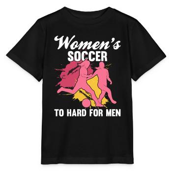 Soccer féminin, Football féminin, Football féminin - T-shirt bio MINI CREATOR Stanley/Stella Enfant - noir - Devant - Mikhail (115cm)