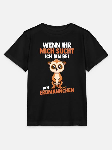 Erdmännchen - Stanley/Stella Kinder T-Shirt MINI CREATOR - Schwarz