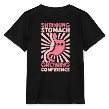 Gastric sleeve, gastric sleeve, gastrectomy, gastrectomy - Stanley/Stella MINI CREATOR Kids’ T-Shirt - black - Front - Mikhail (115cm)