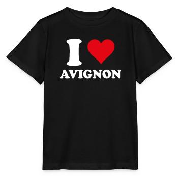 I Love Avignon Gift Tourism - Stanley/Stella MINI CREATOR Kids’ T-Shirt - black - Front - Mikhail (115cm)