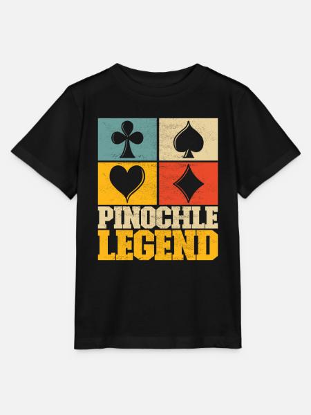 Binokel Pinochle - Stanley/Stella Kinder T-Shirt MINI CREATOR - Schwarz