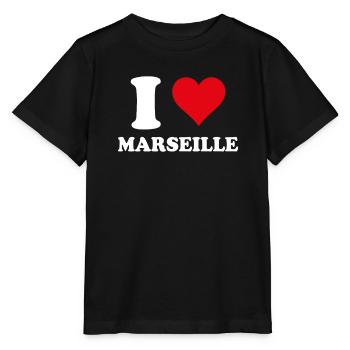 I Love Marseille Gift Tourism - Stanley/Stella MINI CREATOR Kids’ T-Shirt - black - Front - Mikhail (115cm)