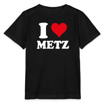 I Love Metz Gift Tourism - Stanley/Stella MINI CREATOR Kids’ T-Shirt - black - Front - Mikhail (115cm)