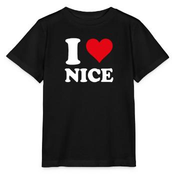 I Love Nice Gift Tourism - Stanley/Stella MINI CREATOR Kids’ T-Shirt - black - Front - Mikhail (115cm)