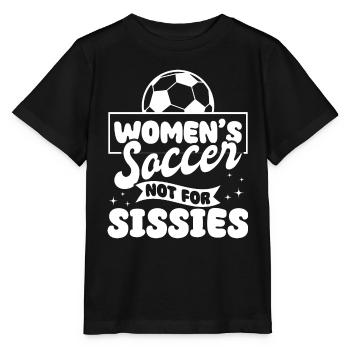 Soccer féminin, Football féminin, Football féminin - T-shirt bio MINI CREATOR Stanley/Stella Enfant - noir - Devant - Mikhail (115cm)