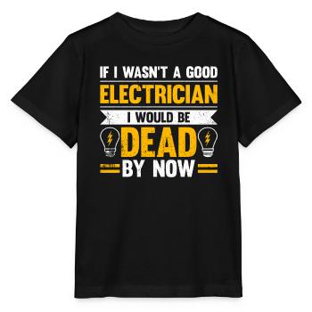 Électricien Dire Compagnon Électricien - T-shirt bio MINI CREATOR Stanley/Stella Enfant - noir - Devant - Mikhail (115cm)