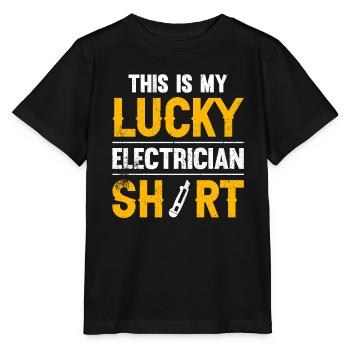 Électricien Dire Compagnon Électricien - T-shirt bio MINI CREATOR Stanley/Stella Enfant - noir - Devant - Mikhail (115cm)