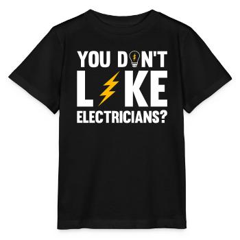 Électricien Dire Compagnon Électricien - T-shirt bio MINI CREATOR Stanley/Stella Enfant - noir - Devant - Mikhail (115cm)